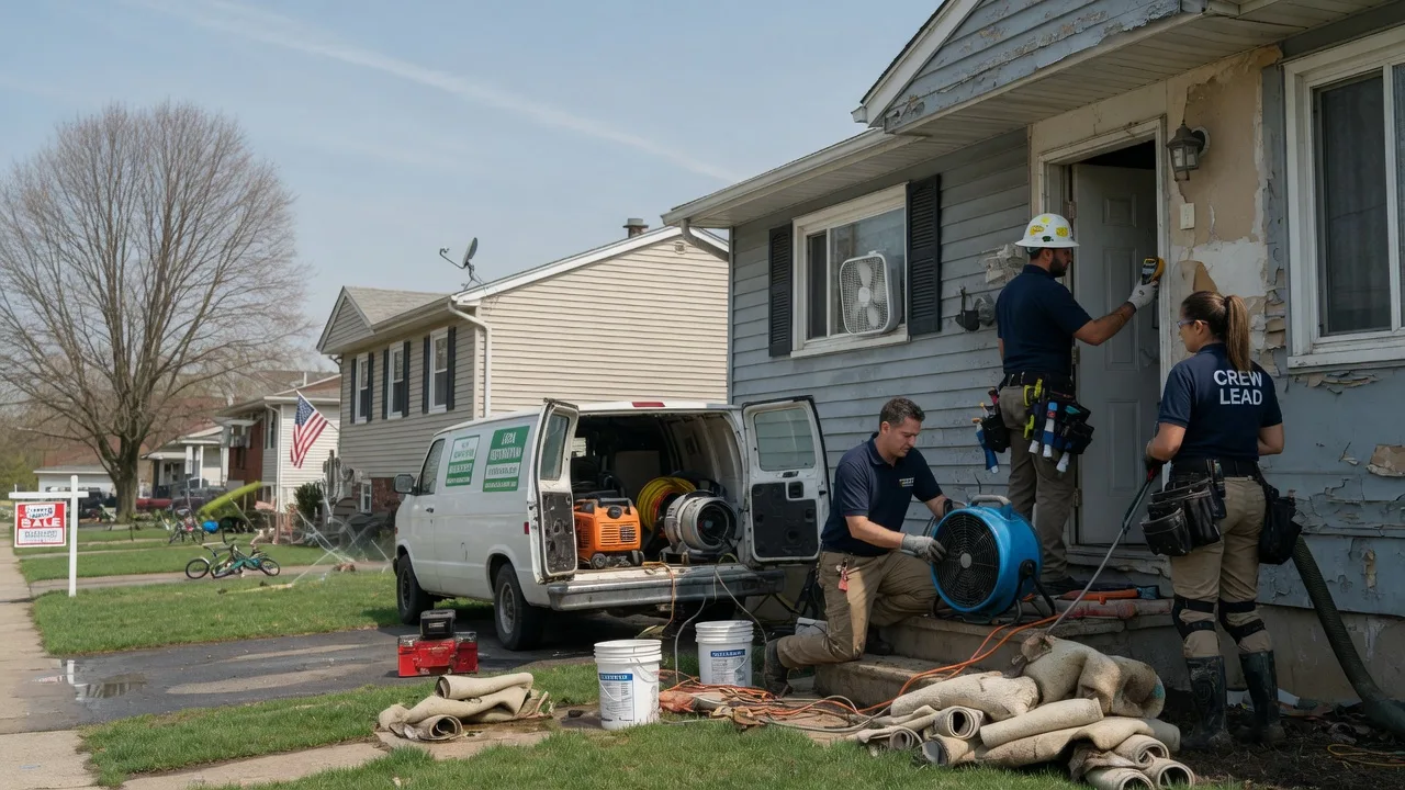 Flood Cleanup in East Dover, VT near me