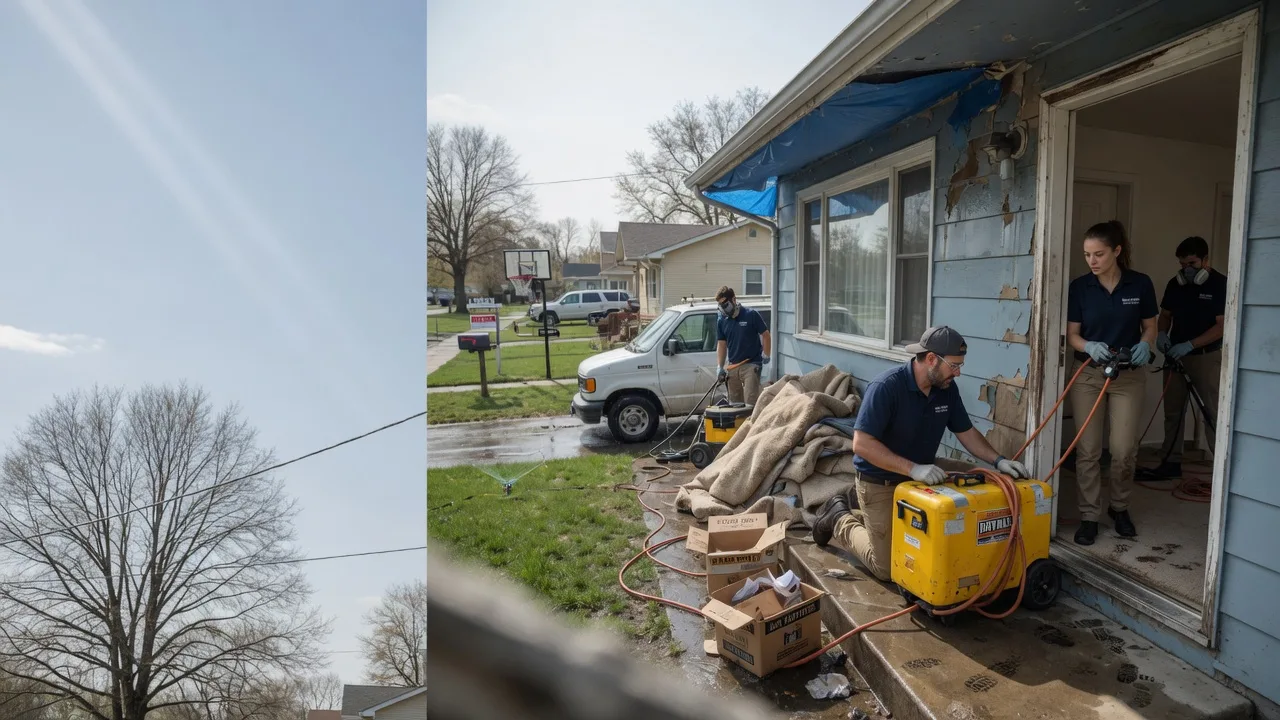 Basement Flood Cleanup in East Dover, VT near me